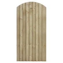 Rowlinson Featheredge Arch Top Wooden Gate - JJ Building Materials