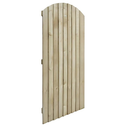 Rowlinson Featheredge Arch Top Wooden Gate - JJ Building Materials