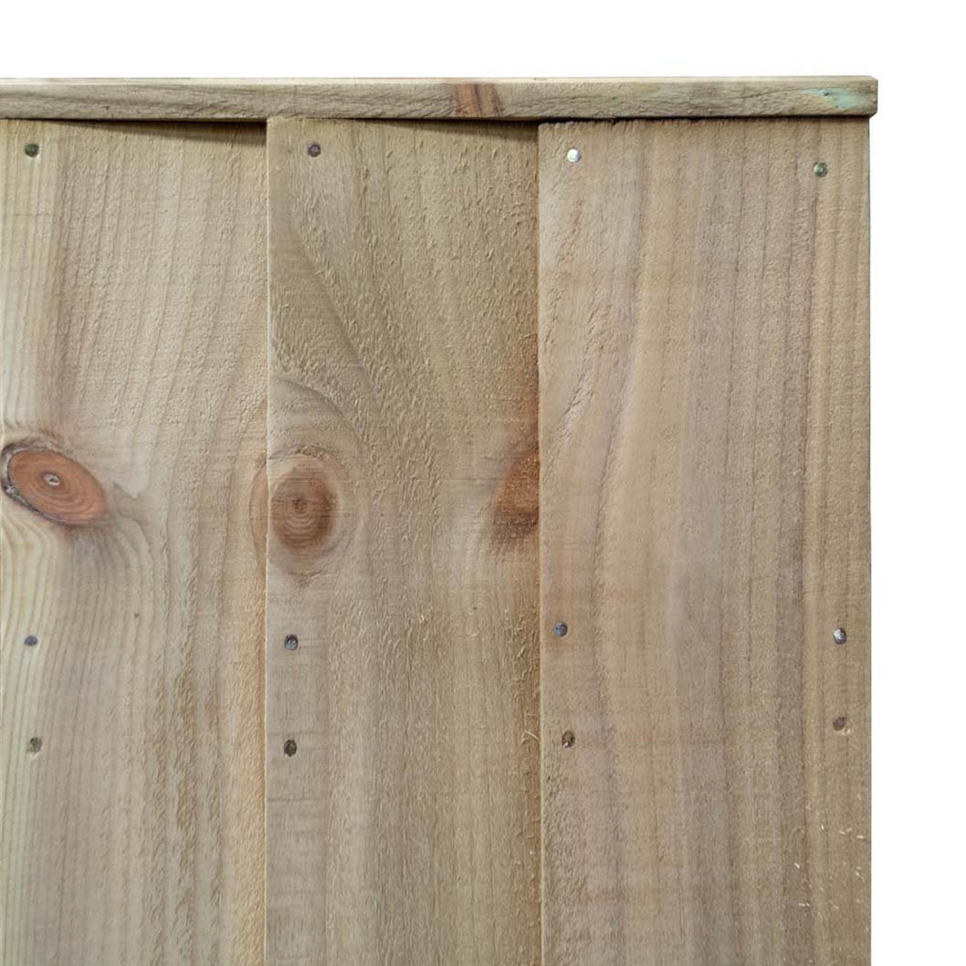 Rowlinson Featheredge Square Top Wooden Gate - JJ Building Materials