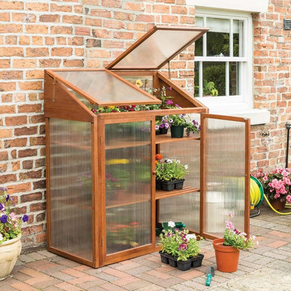 Rowlinson Hardwood Mini Greenhouse - JJ Building Materials