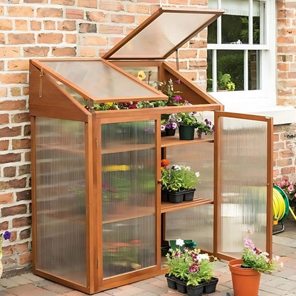 Rowlinson Hardwood Mini Greenhouse - JJ Building Materials