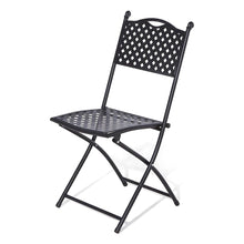 Rowlinson Havana Black Metal Bistro Garden Set - JJ Building Materials