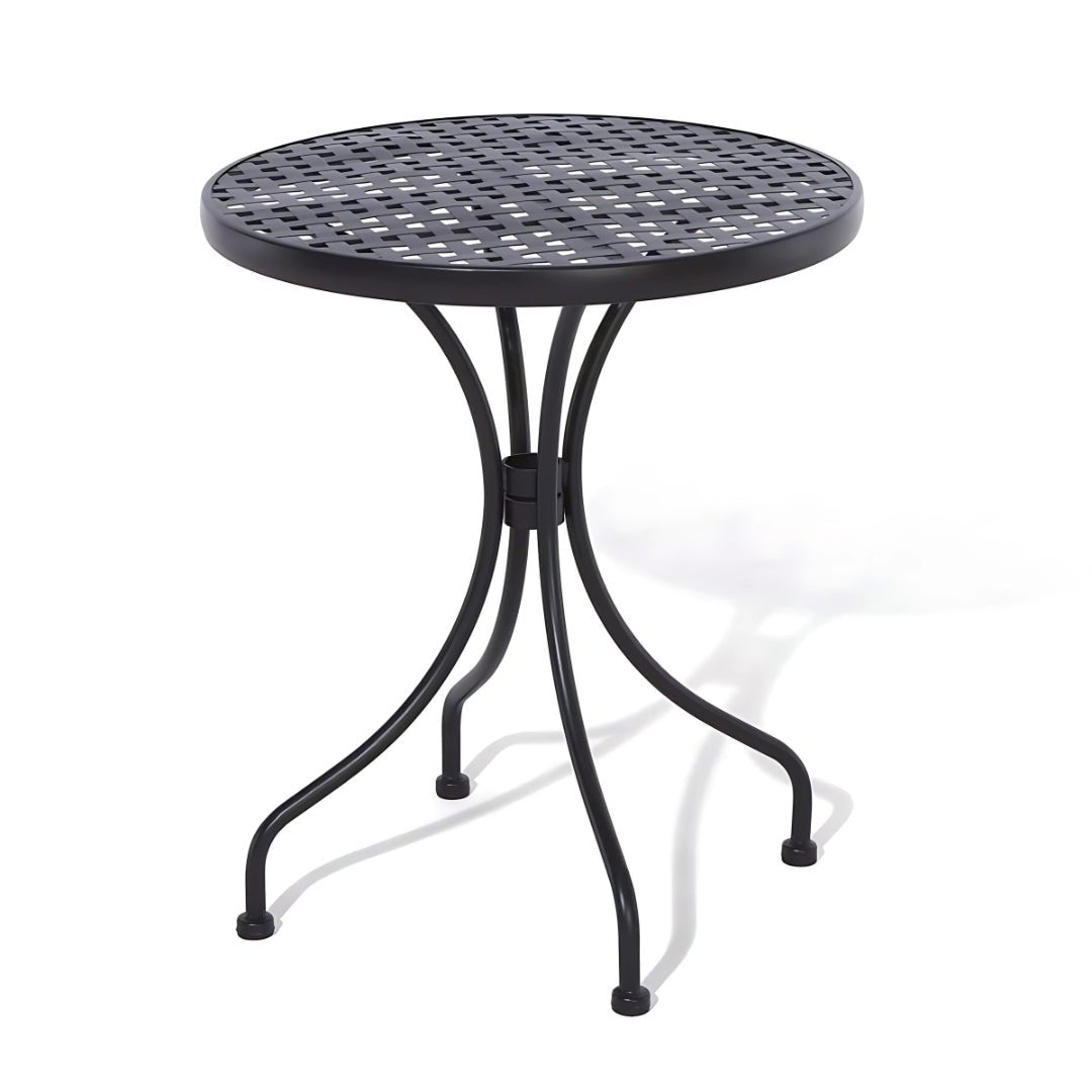 Rowlinson Havana Black Metal Bistro Garden Set - JJ Building Materials