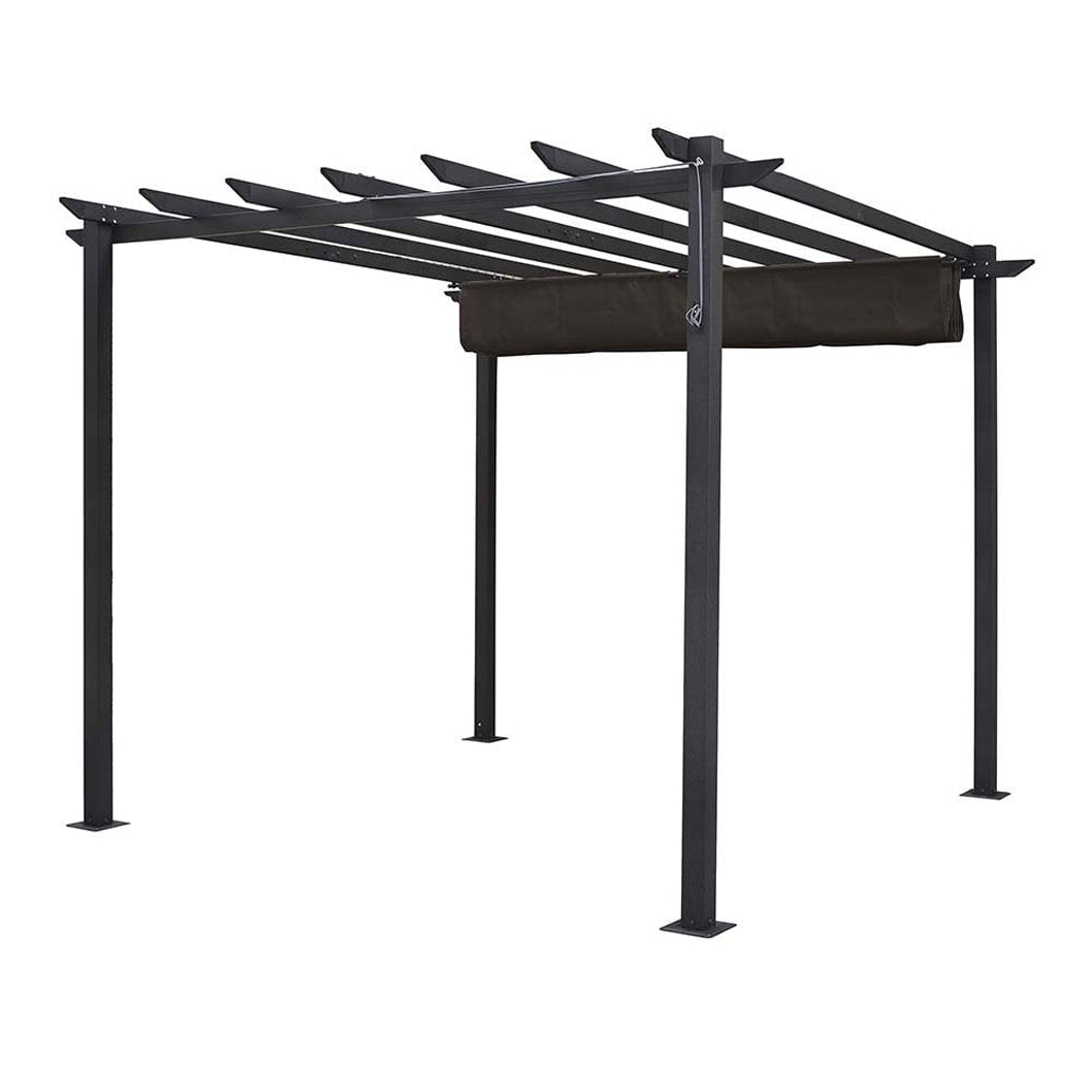 Rowlinson Latina 3m x 3m Grey Canopy - JJ Building Materials