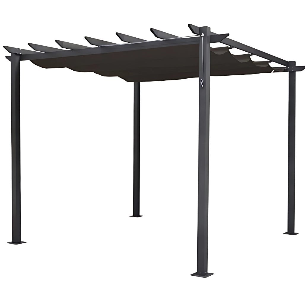 Rowlinson Latina 3m x 3m Grey Canopy - JJ Building Materials