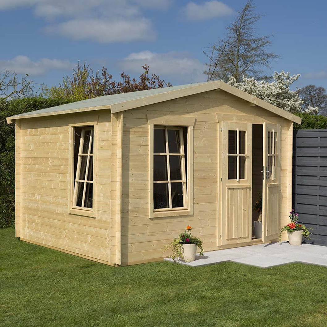 Rowlinson Log Cabin - Garden Retreat - JJ Building Materials