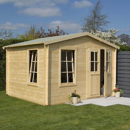 Rowlinson Log Cabin - Garden Retreat - JJ Building Materials