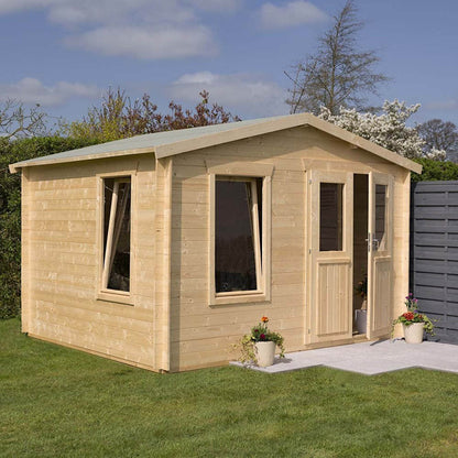 Rowlinson Log Cabin - Garden Retreat - JJ Building Materials