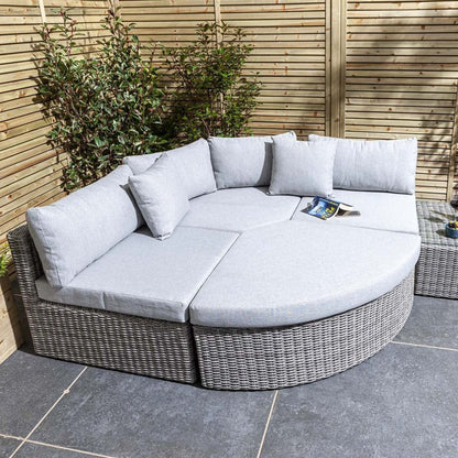 Rowlinson Marbella Multi Function Rattan Garden Dining Set - JJ Building Materials