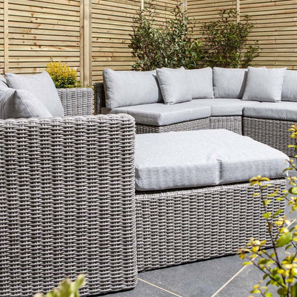 Rowlinson Marbella Multi Function Rattan Garden Dining Set - JJ Building Materials