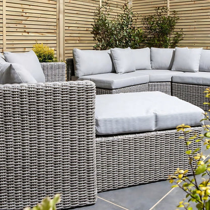 Rowlinson Marbella Multi Function Rattan Garden Dining Set - JJ Building Materials