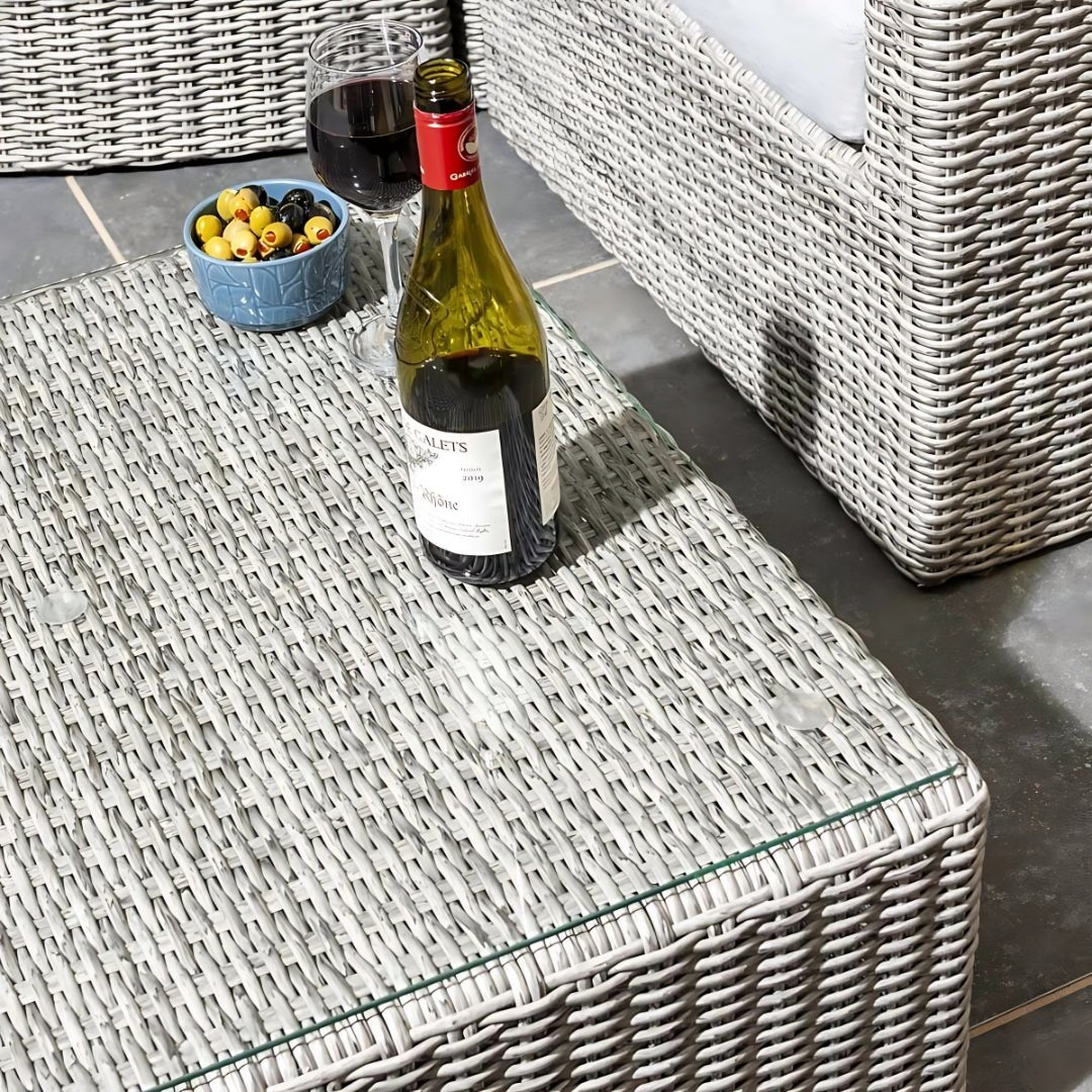 Rowlinson Marbella Multi Function Rattan Garden Dining Set - JJ Building Materials