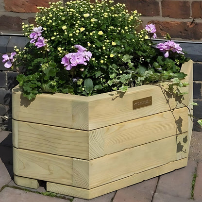 Rowlinson Marberry Corner Wooden Planter