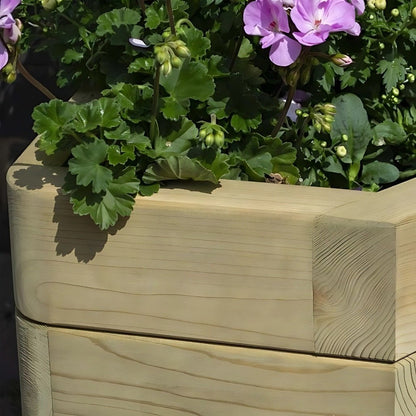Rowlinson Marberry Corner Wooden Planter - JJ Building Materials