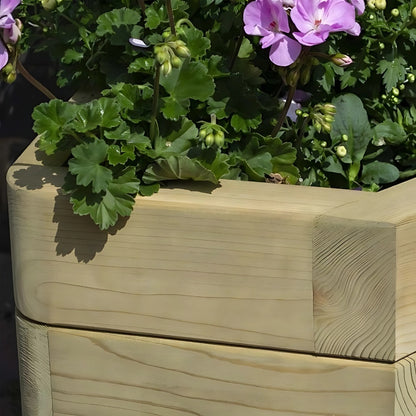 Rowlinson Marberry Corner Wooden Planter