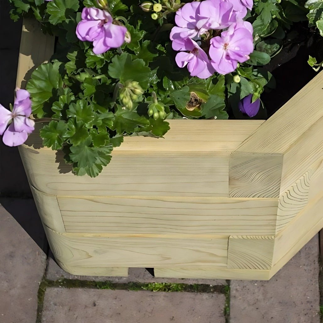 Rowlinson Marberry Corner Wooden Planter - JJ Building Materials