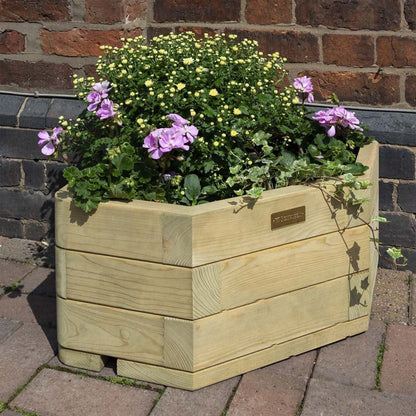 Rowlinson Marberry Corner Wooden Planter - JJ Building Materials