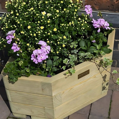 Rowlinson Marberry Corner Wooden Planter - JJ Building Materials