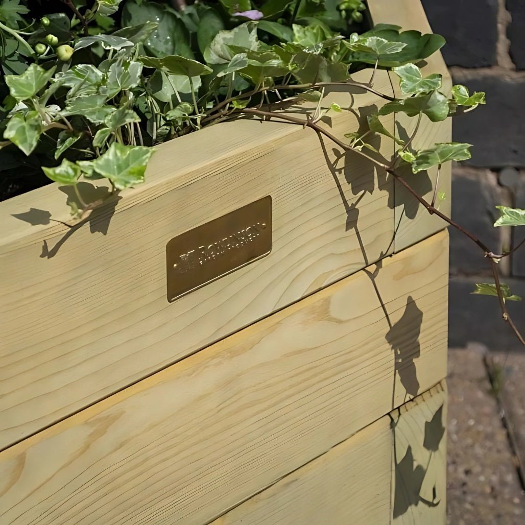Rowlinson Marberry Corner Wooden Planter - JJ Building Materials