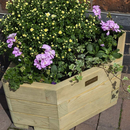 Rowlinson Marberry Corner Wooden Planter - JJ Building Materials