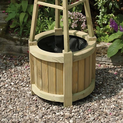 Rowlinson Marberry Obelisk Wooden Planter - JJ Building Materials