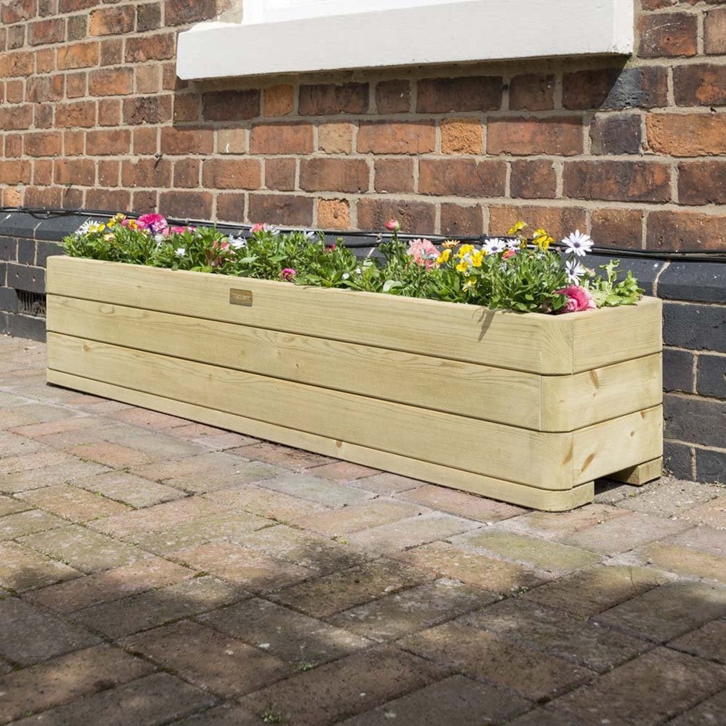Rowlinson Marberry Patio Wooden Planter - JJ Building Materials