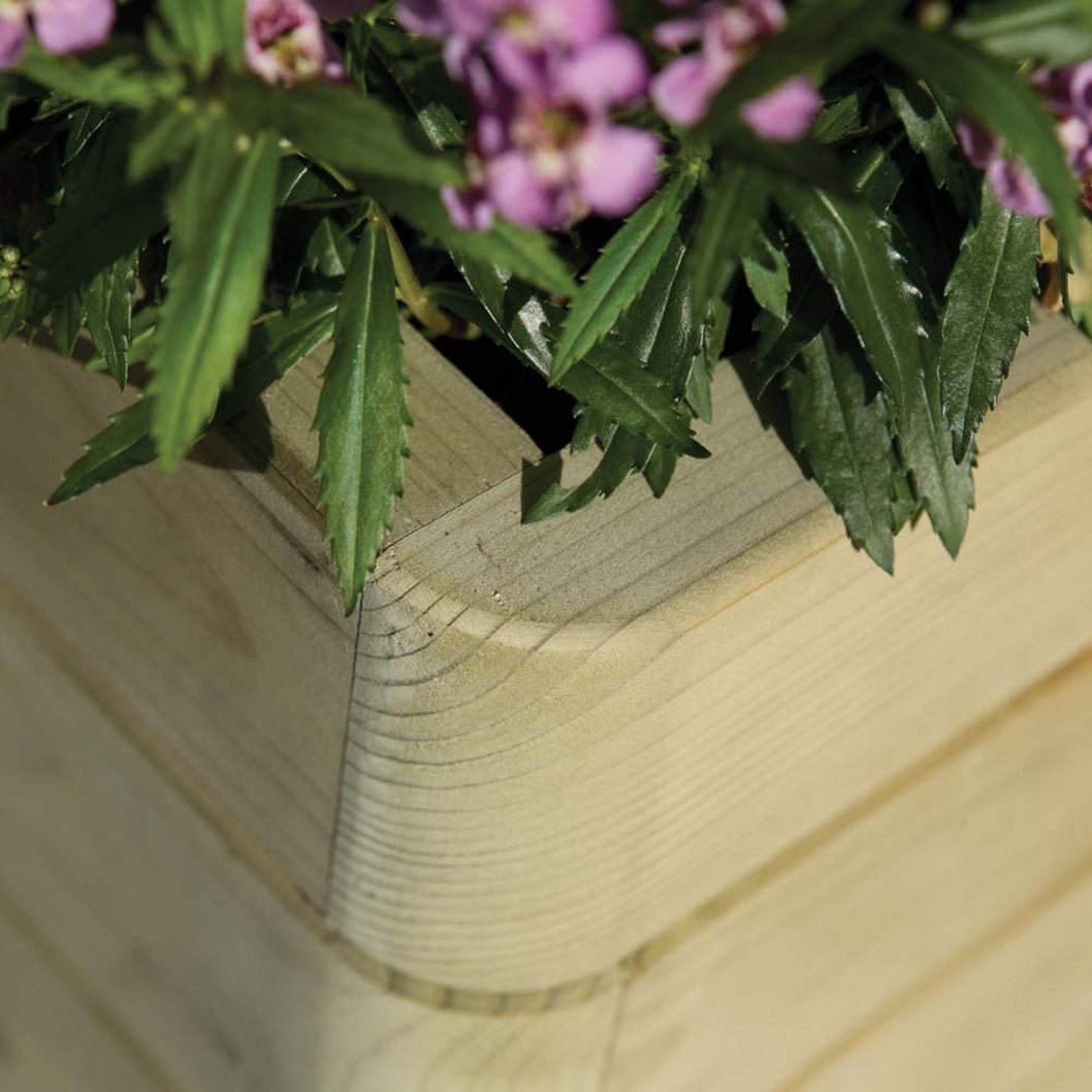 Rowlinson Marberry Rectangular Wooden Planter - JJ Building Materials