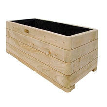 Rowlinson Marberry Rectangular Wooden Planter - JJ Building Materials