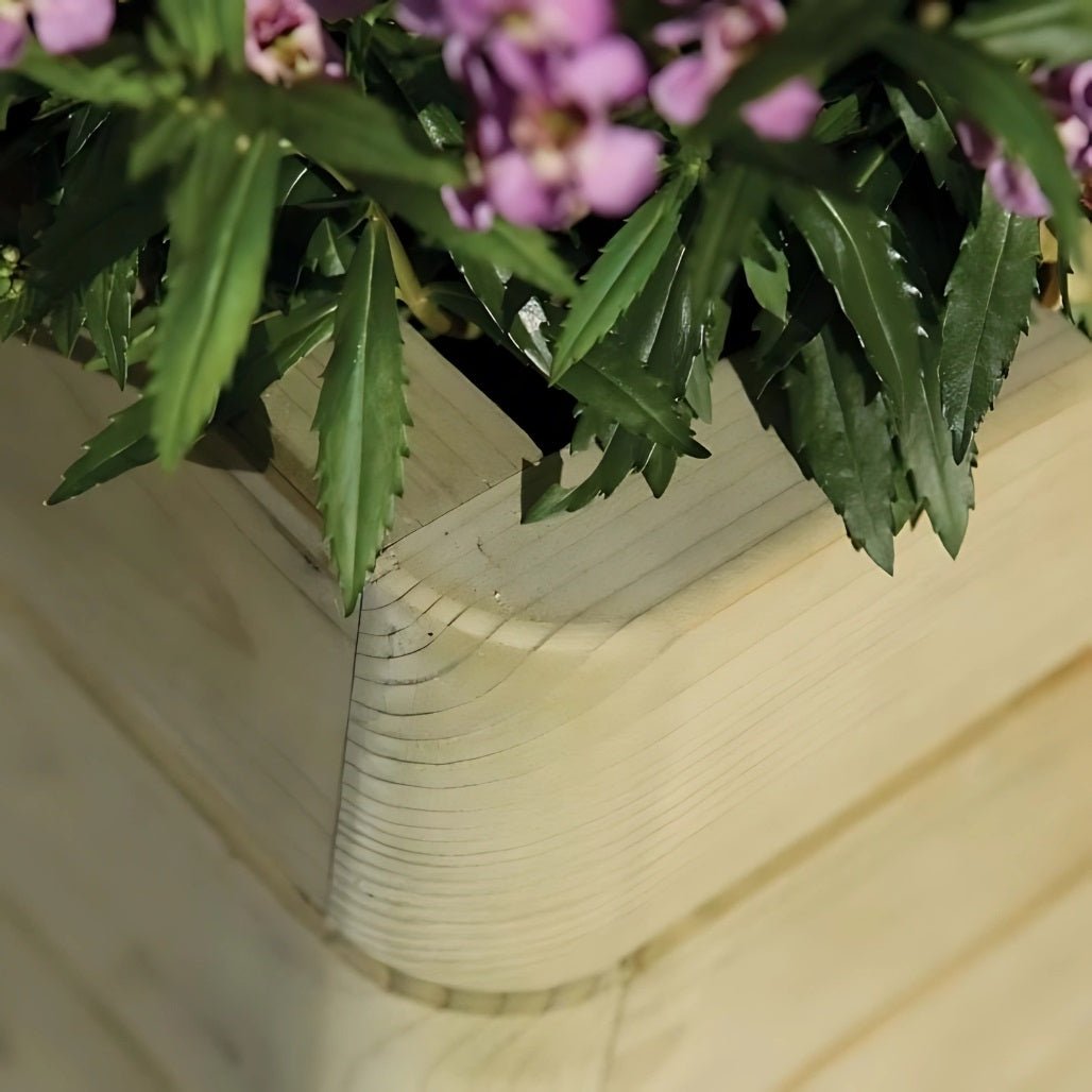 Rowlinson Marberry Rectangular Wooden Planter - JJ Building Materials