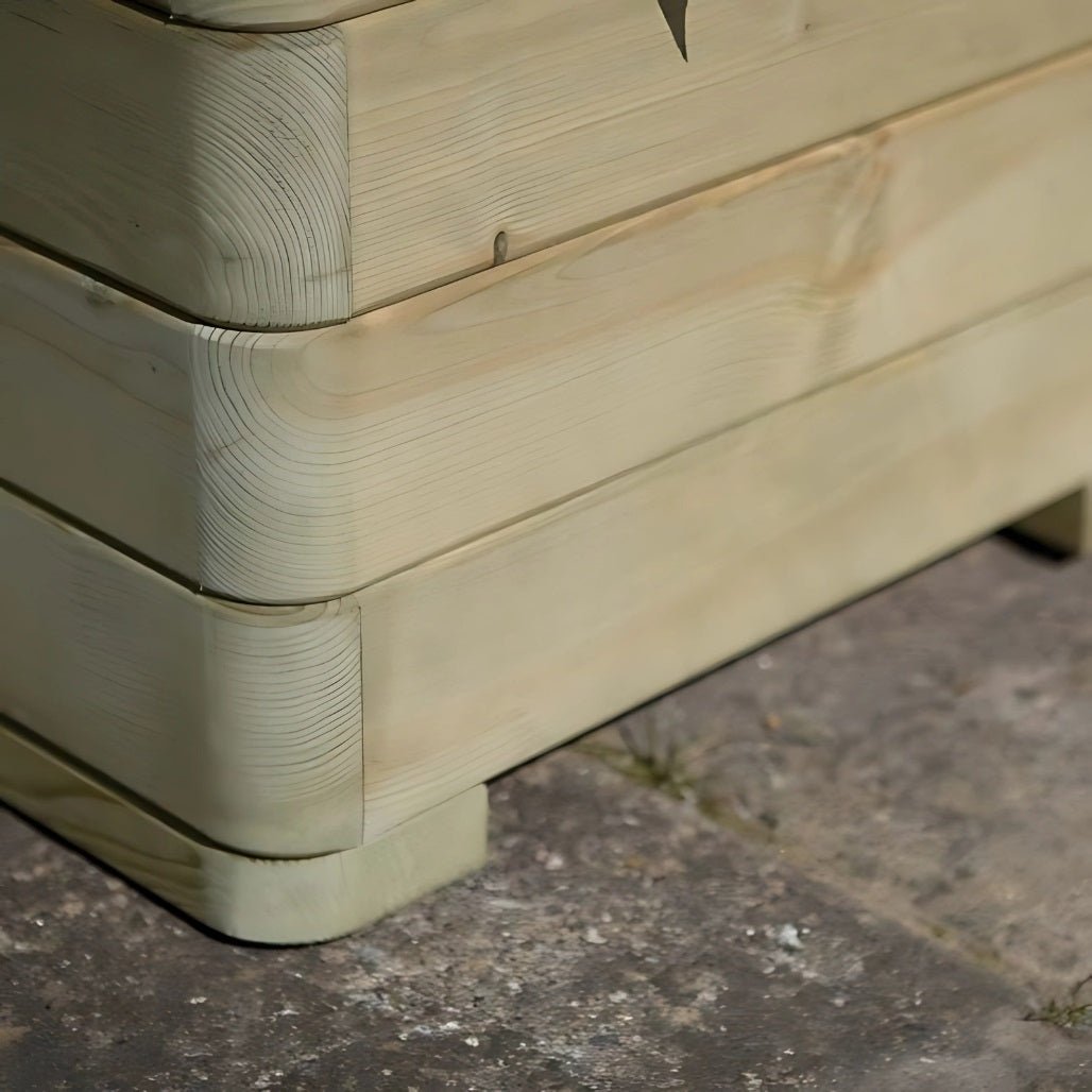 Rowlinson Marberry Square Wooden Planter - JJ Building Materials
