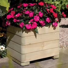 Rowlinson Marberry Square Wooden Planter - JJ Building Materials