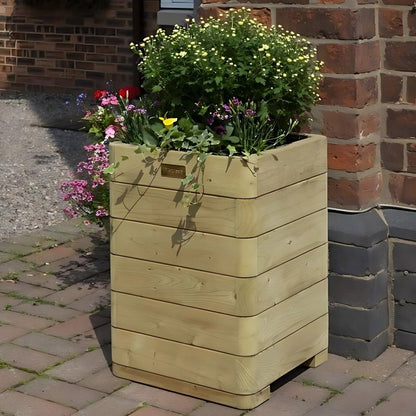 Rowlinson Marberry Tall Wooden Planter - JJ Building Materials