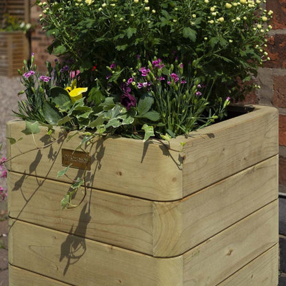 Rowlinson Marberry Tall Wooden Planter - JJ Building Materials