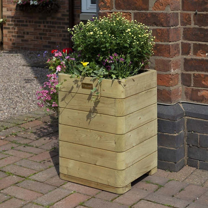 Rowlinson Marberry Tall Wooden Planter - JJ Building Materials
