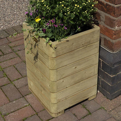 Rowlinson Marberry Tall Wooden Planter - JJ Building Materials