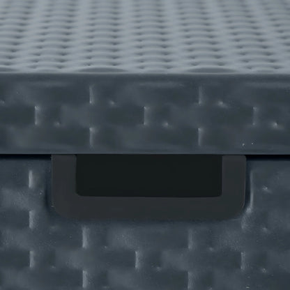 Rowlinson Metal Deck Box Anthracite