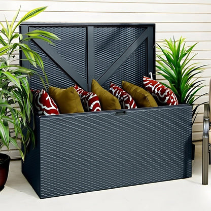Rowlinson Metal Deck Box Anthracite - JJ Building Materials