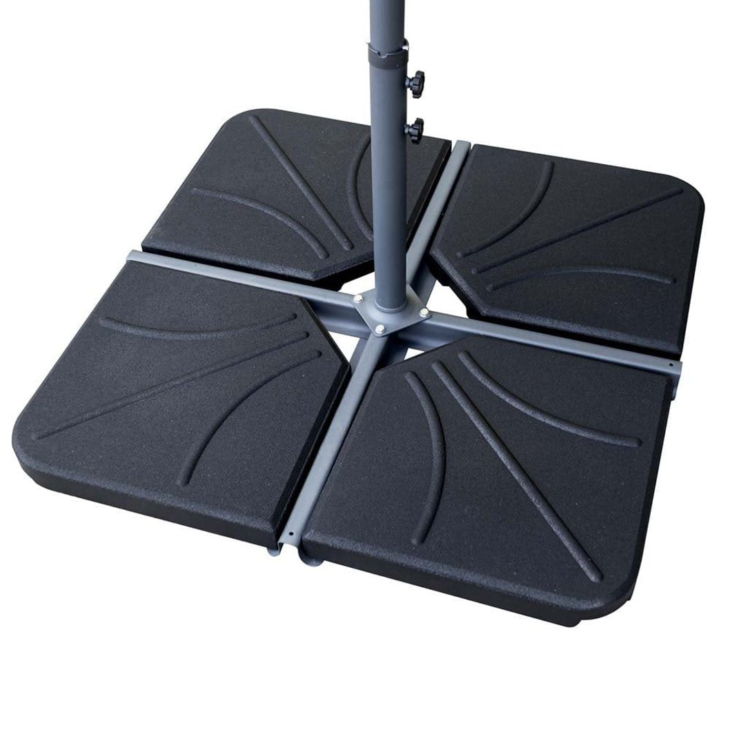 Rowlinson Overhang Parasol Base Weights 25Kg - 2 Pack - JJ Building Materials