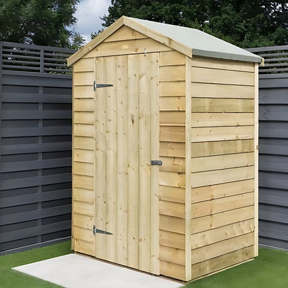 Rowlinson Overlap 4x3ft Garden Shed