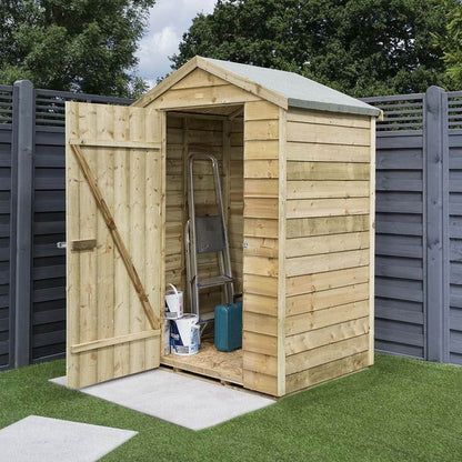 Rowlinson Overlap 4x3ft Garden Shed - JJ Building Materials