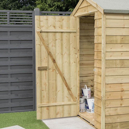 Rowlinson Overlap 4x3ft Garden Shed - JJ Building Materials