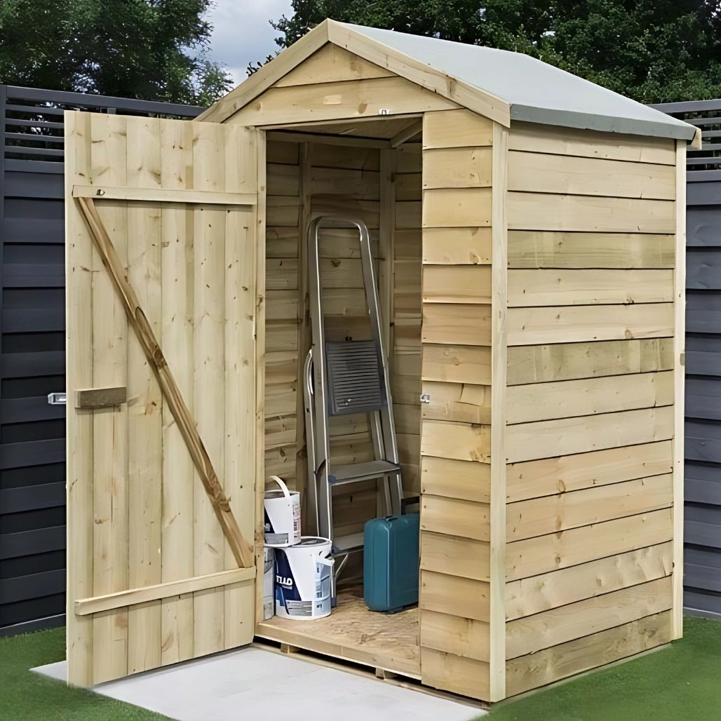 Rowlinson Overlap 4x3ft Garden Shed - JJ Building Materials