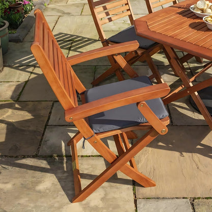 Rowlinson Plumley Six Seater Dining Set With Cushions - JJ Building Materials