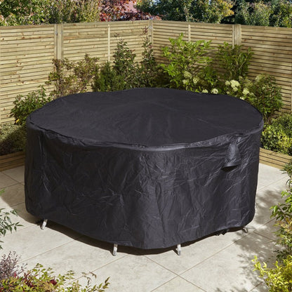 Rowlinson Premium Garden Furniture Cover - 6 Seat Round Dining Set - JJ Building Materials