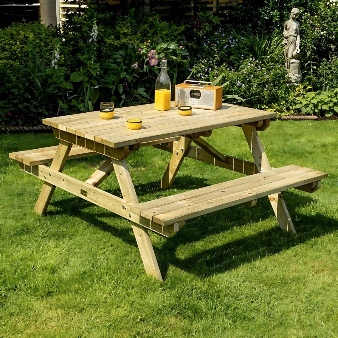Rowlinson Premium Heavy Duty Picnic Bench - JJ Building Materials