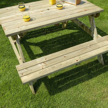 Rowlinson Premium Heavy Duty Picnic Bench - JJ Building Materials