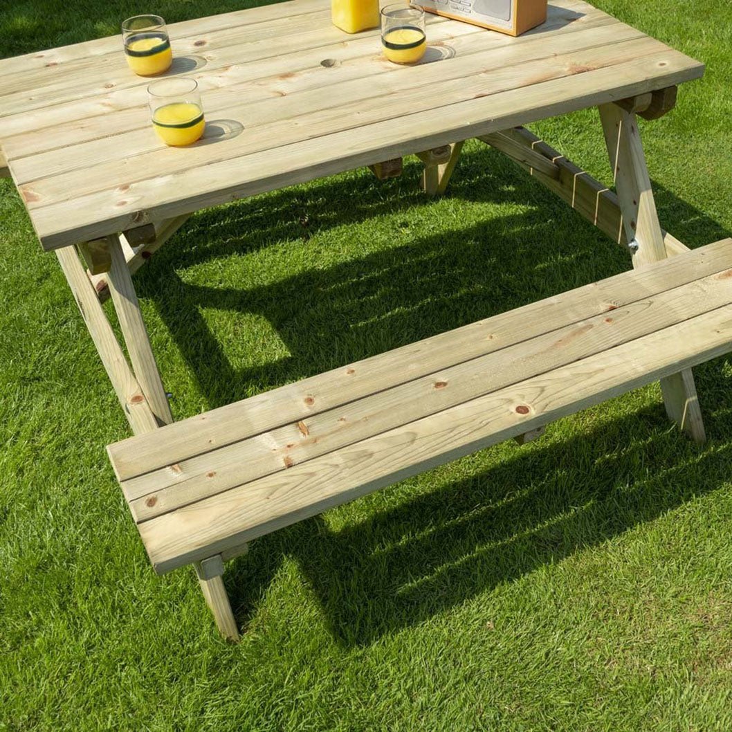 Rowlinson Premium Heavy Duty Picnic Bench - JJ Building Materials