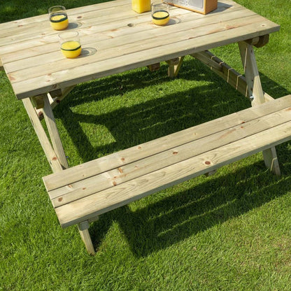 Rowlinson Premium Heavy Duty Picnic Bench - JJ Building Materials