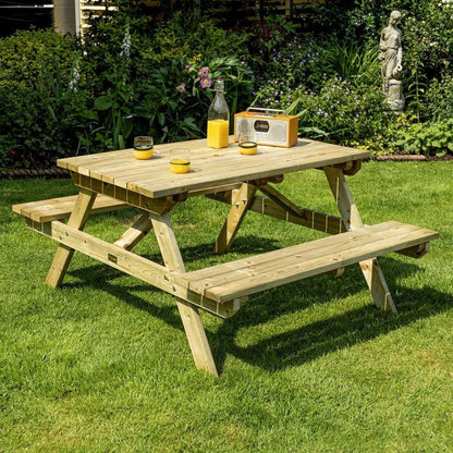 Rowlinson Premium Heavy Duty Picnic Bench - JJ Building Materials