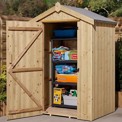 Rowlinson Premium Heritage 4x3ft Garden Shed Pressure Treated - JJ Building Materials